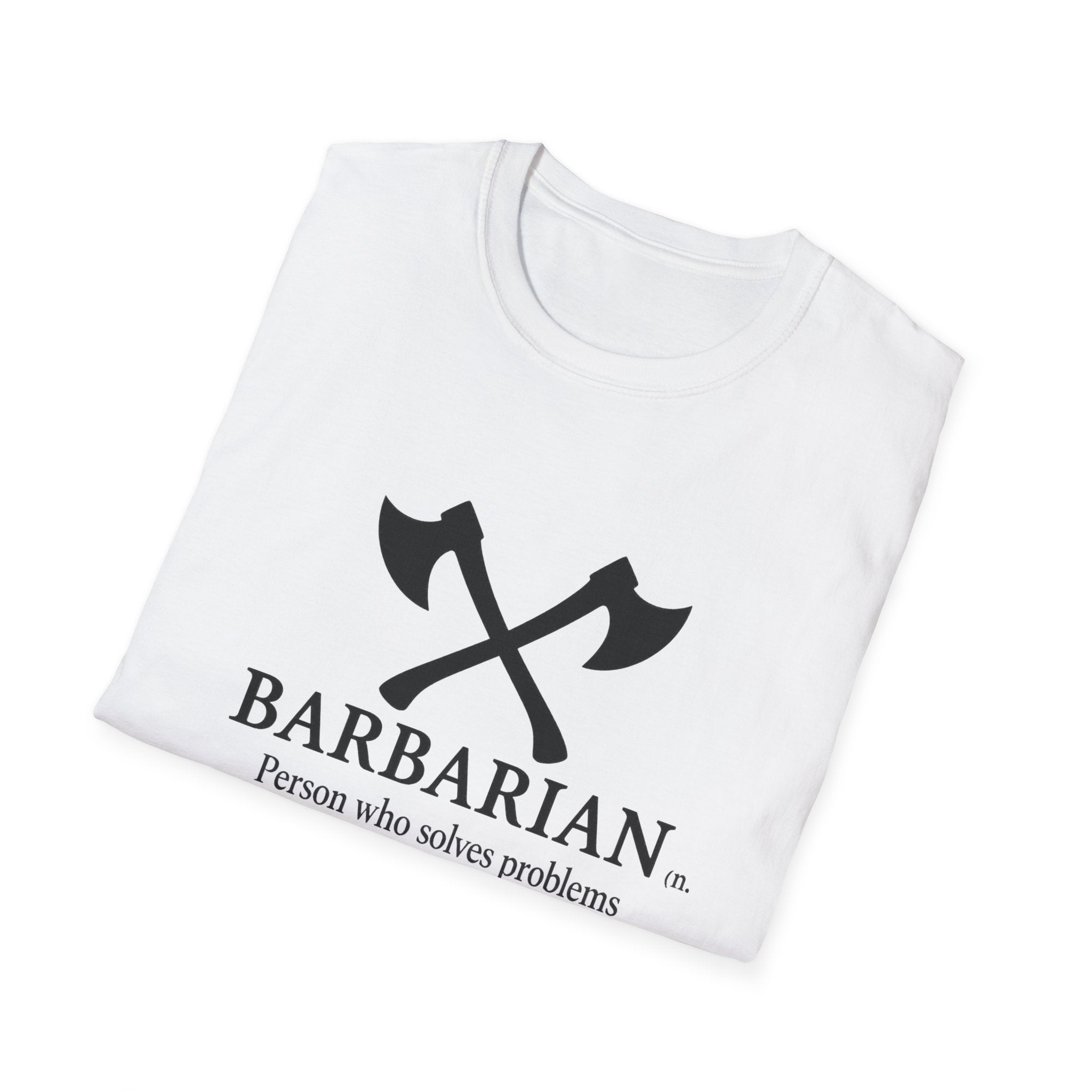 Barbarian Definition T-Shirt - Funny DnD Tabletop RPG Tee, Humor Tee, Gift for Friends, Funny Shirt, Casual Wear, Meme Lover Apparel