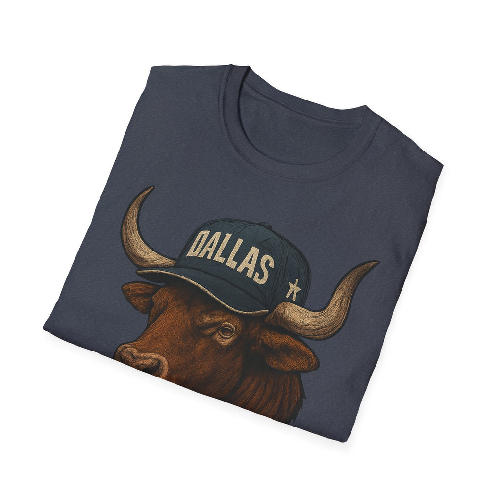 Dallas -Americas Team- T-Shirt - Longhorn Mascot-  Sports Fans