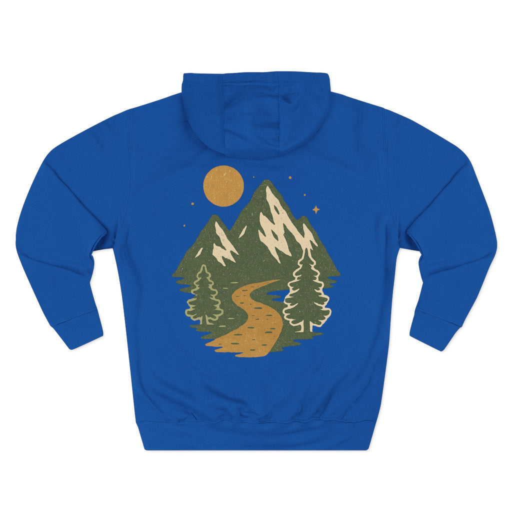 Mountain and Pine Fleece Hoodie