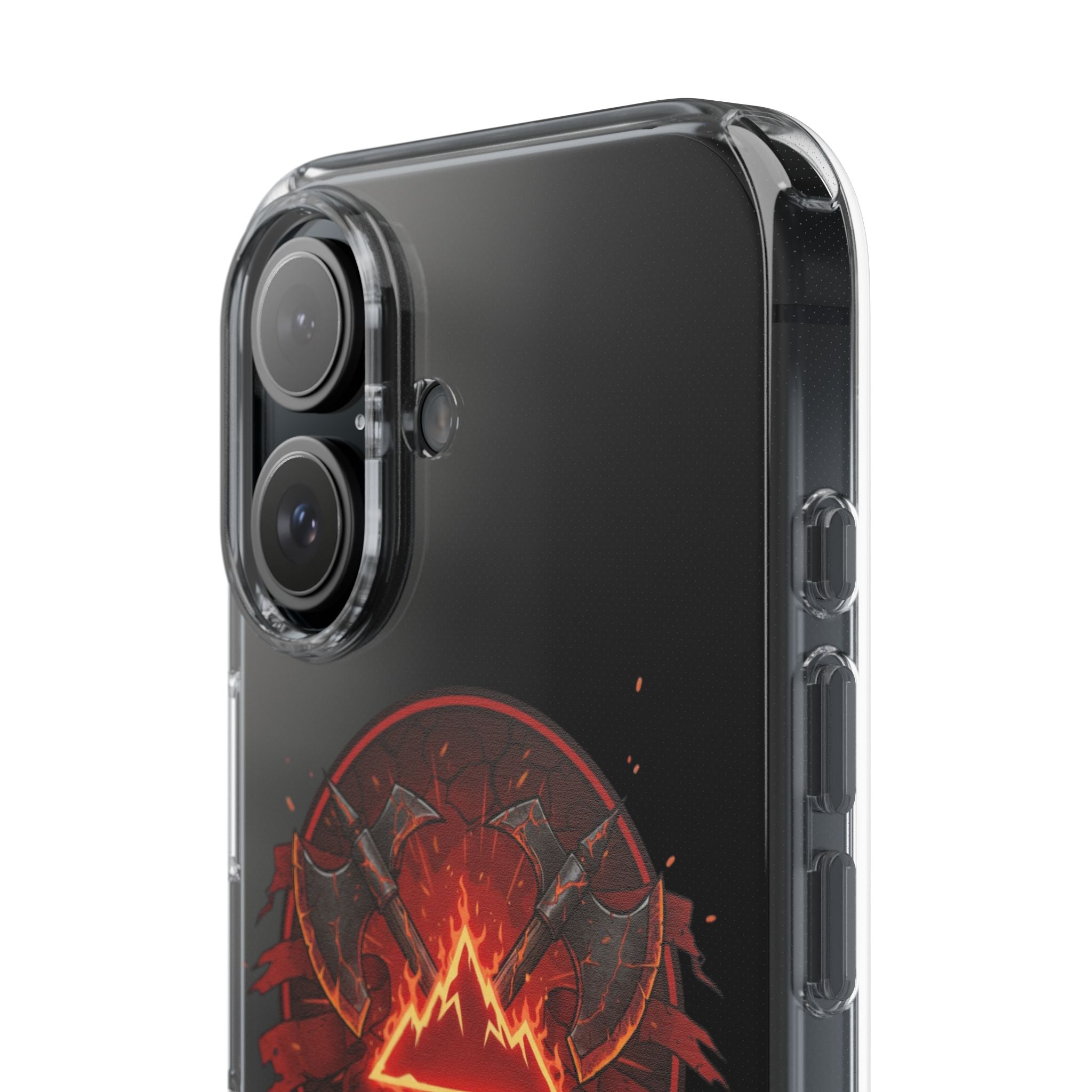Red Mana Magic The Gathering Inspired Design - Impact-Resistant Phone Case
