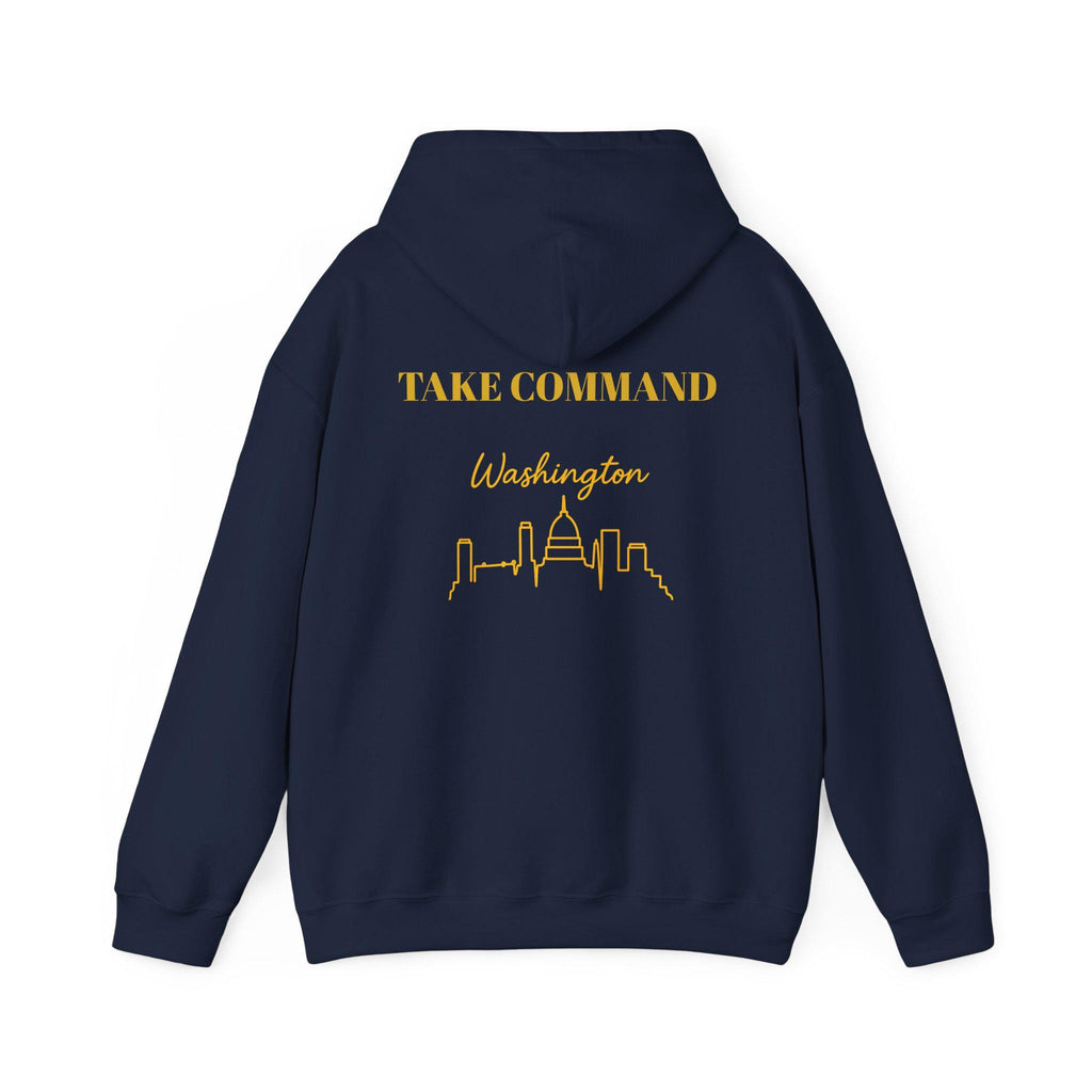 Washington "Take Command" Hoodie - Hog Mascot - Washington Football