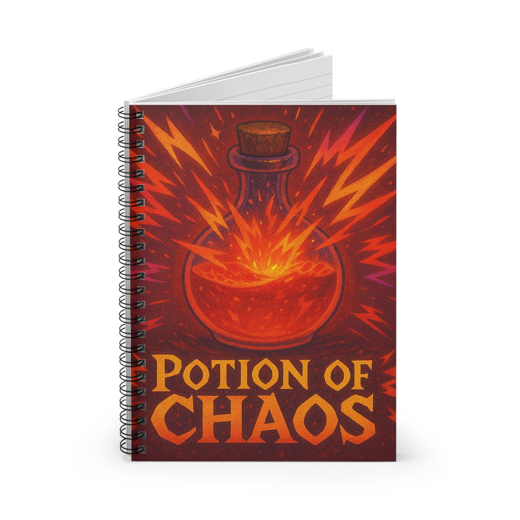 Potion of Chaos Spiral Notebook - RPG Journal, Sketchbook, Battle Planner, Dungeons & Dragons