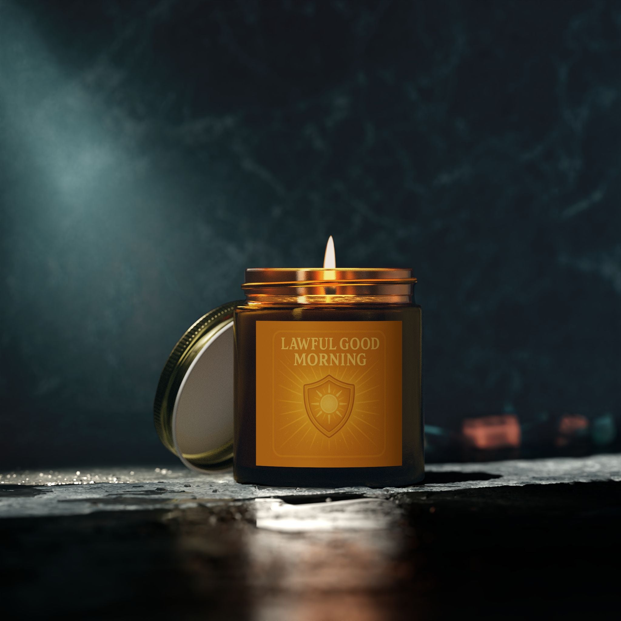 Lawful Good Morning - Dungeon & Dragons Inspired Candle