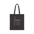Monk Tote Bag - D&D Reusable Canvas Bag for Tabletop Gamers, RPG Players, and Fantasy Fans