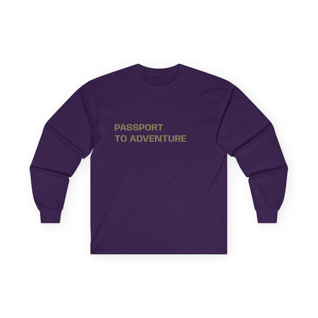 Adventure Long Sleeve Tee, Unisex Outdoors Shirt