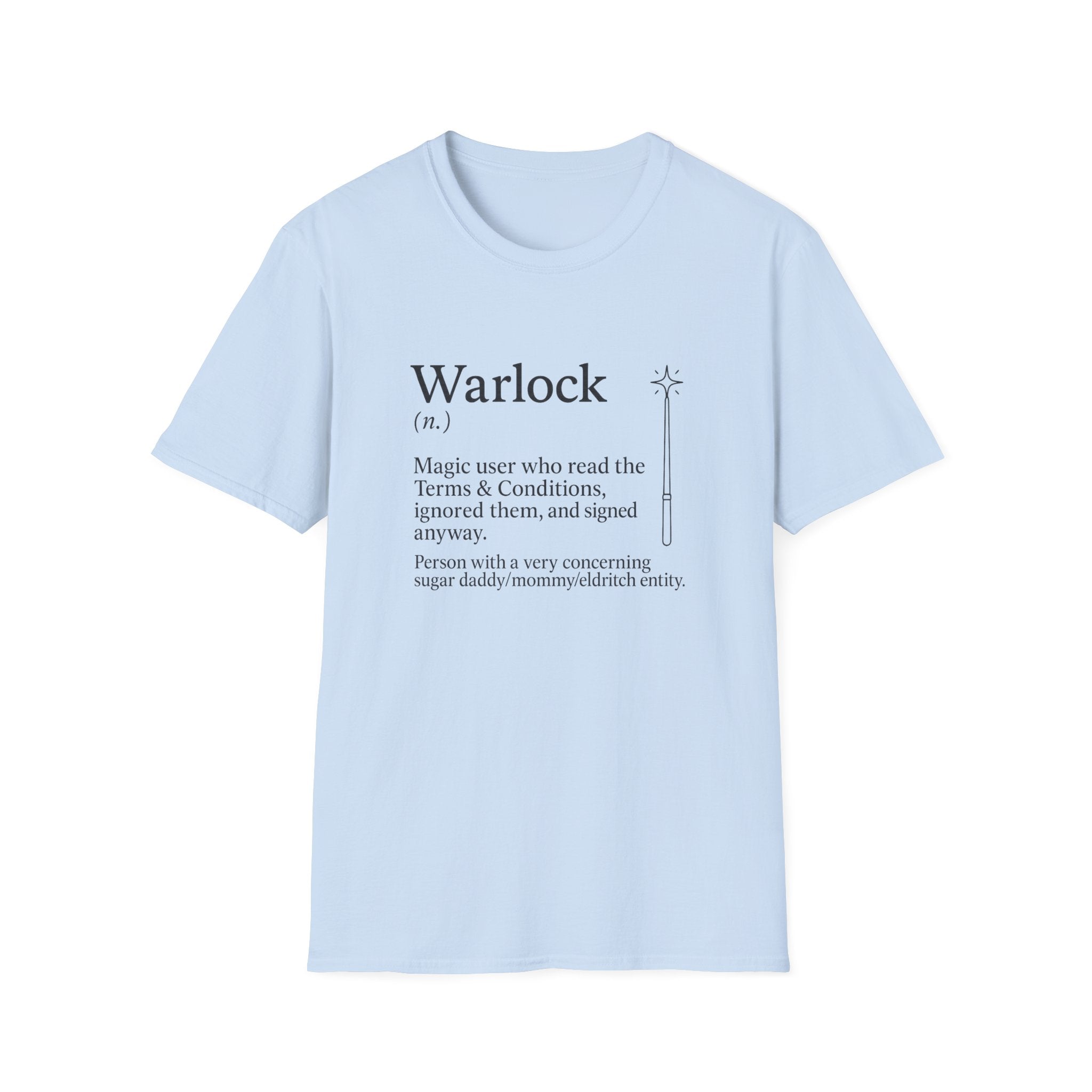 Warlock Class T-Shirt - Funny Dungeons & Dragons Tee