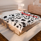 Personalized Sports Throw for Players, Parents, and Fans, Last Name and Jersey Number Customizable, Team Gift Idea, Soccer Blanket