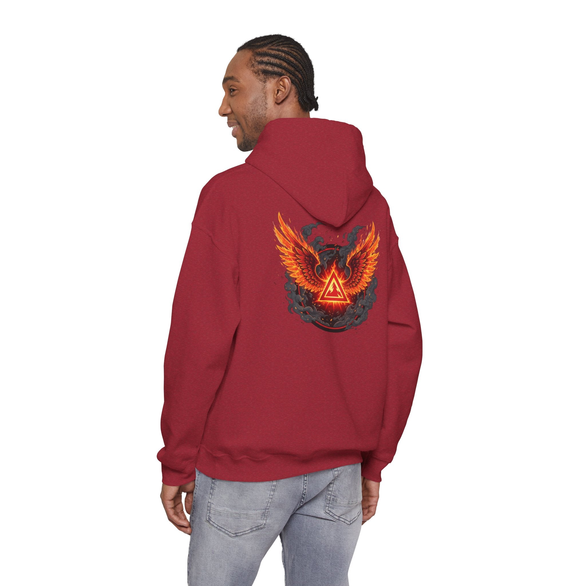 Red Mana Magic: Magic the Gathering Inspired Hoodie