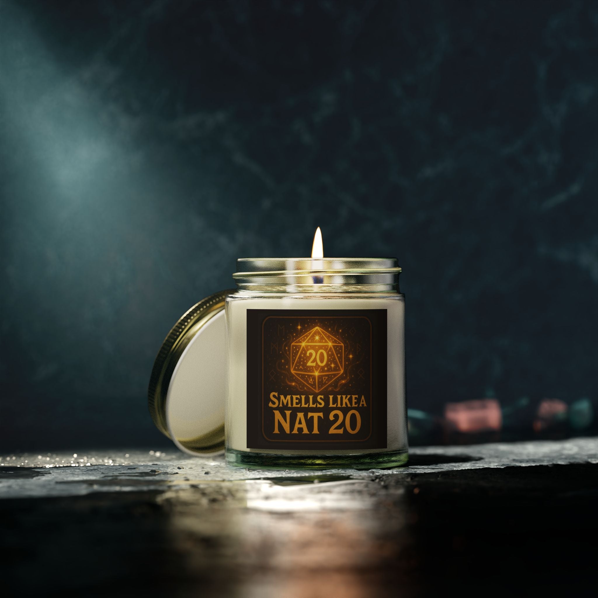 Smells Like a Nat 20 - Dungeon & Dragons Inspired Candle