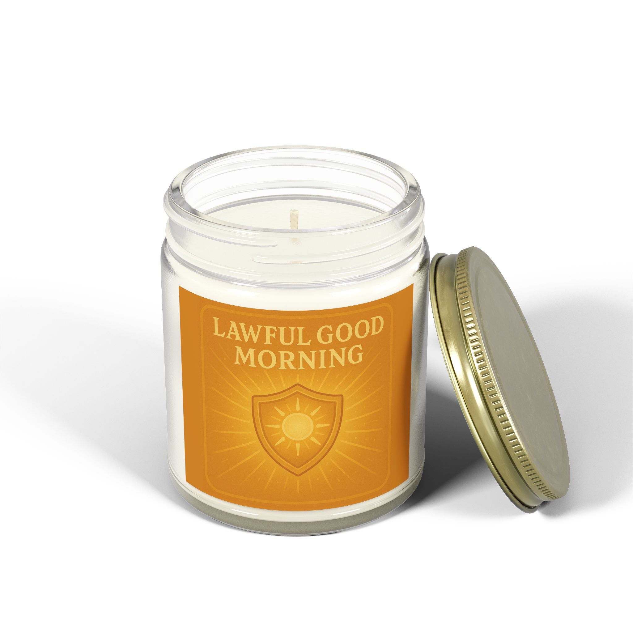 Lawful Good Morning - Dungeon & Dragons Inspired Candle
