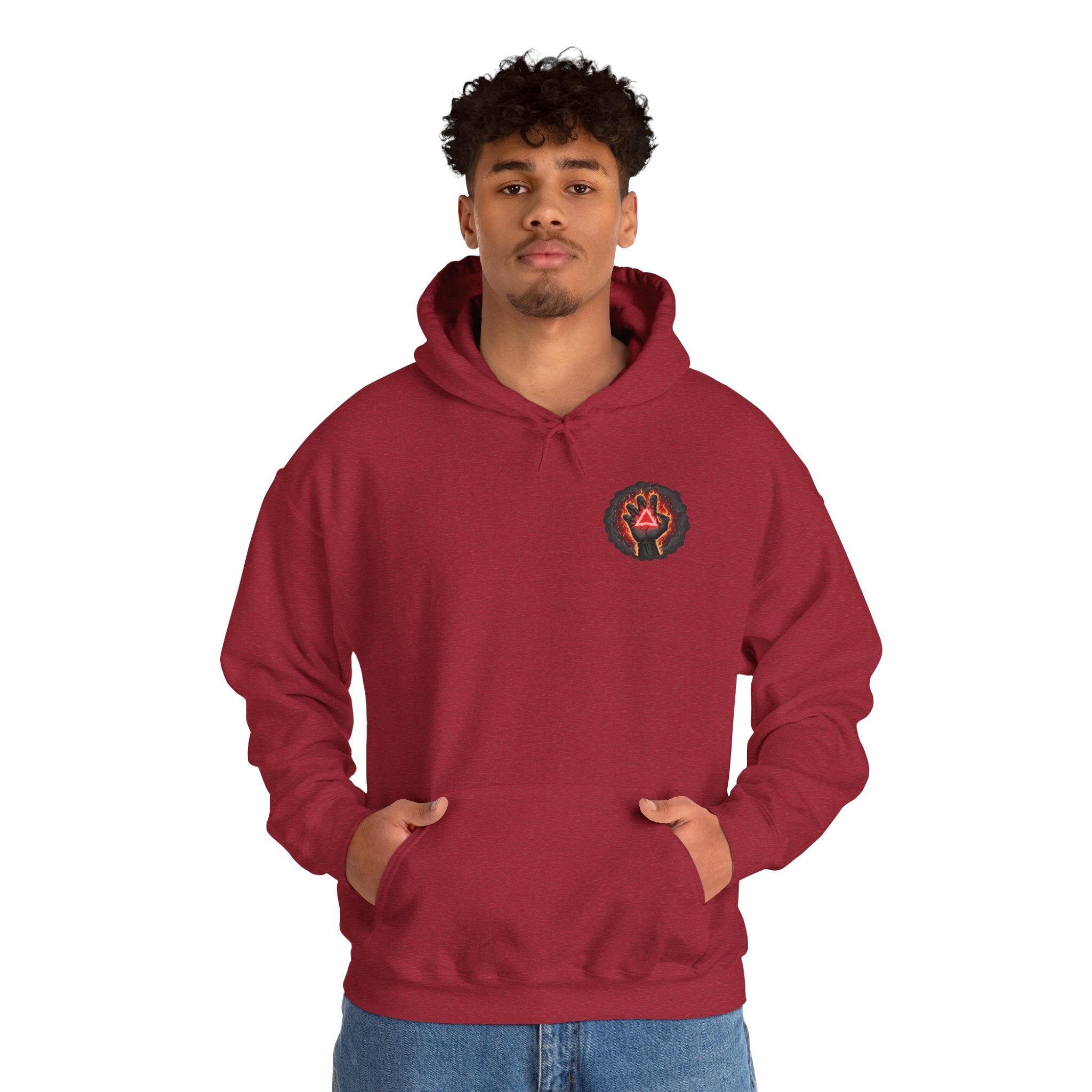 Red Mana Magic The Gathering Inspired Hoodie