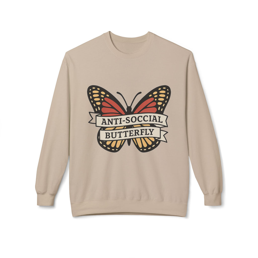 Anti-Social Butterfly Crewneck Sweatshirt