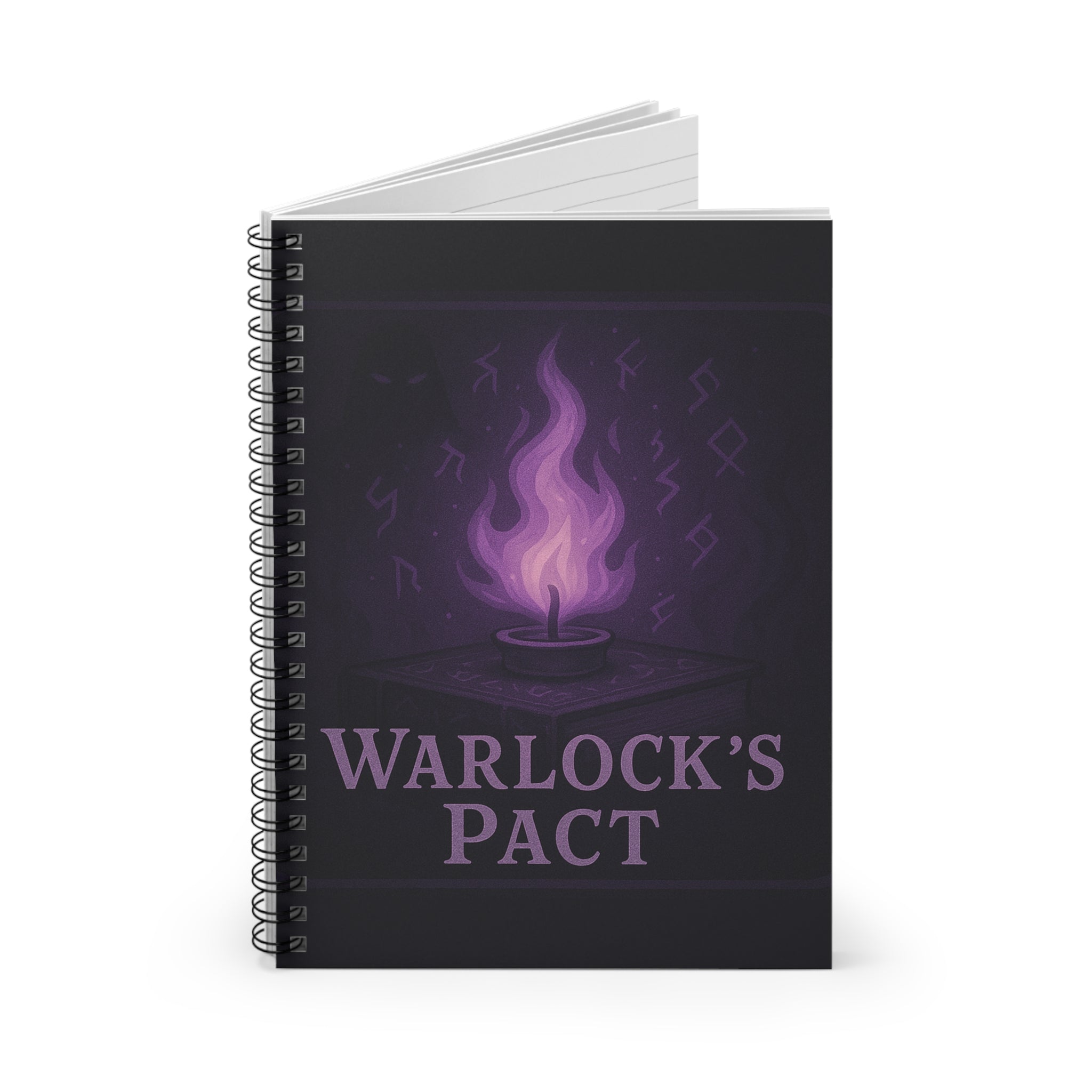 Warlocks Pact Spiral Notebook - Spell Books, RPG Journal, Sketchbook, Battle Planner, Dungeons & Dragons