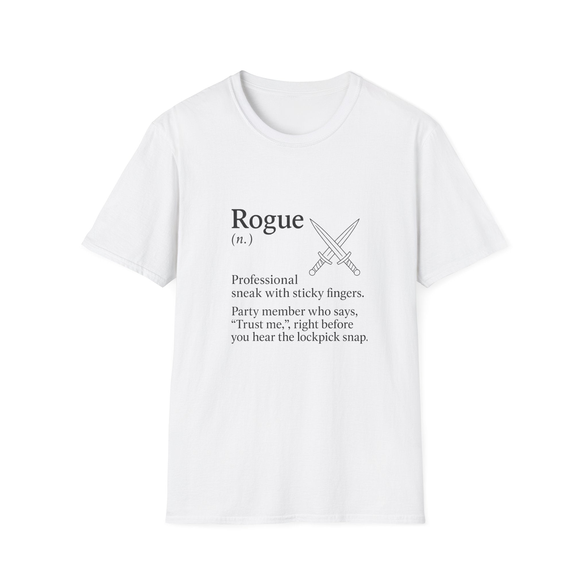 Rogue Class T-Shirt - Funny Dungeons & Dragons Tee