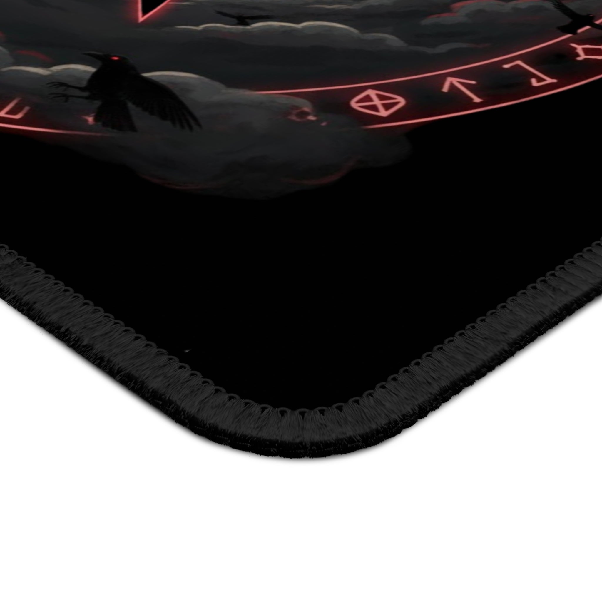 Black Mana Gaming Mouse Pad – Magic the Gathering Inspired | Dark Fantasy Desk Mat | RPG & Gamer Setup Accessory