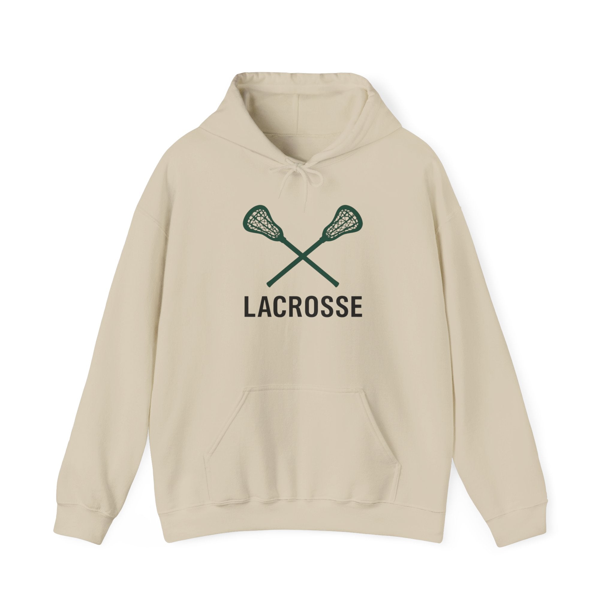 Lacrosse Player Personalized Hoodie - Custom Name & Number