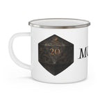 Monk D20 Enamel Mug — Balanced Path