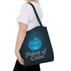 Potion of Calm Tote Bag | D&D Inspired Bag | Fantasy RPG Gift | Witchy Aesthetic Eco Bag, Magical Gift for Relaxation,  Witchy Aesthetic