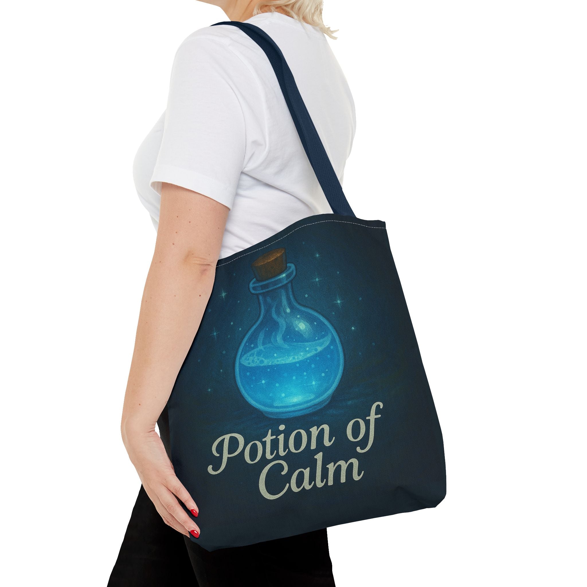 Potion of Calm Tote Bag | D&D Inspired Bag | Fantasy RPG Gift | Witchy Aesthetic Eco Bag, Magical Gift for Relaxation,  Witchy Aesthetic