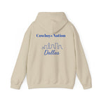 Dallas -Cowboy Nation!- Hoodie - Longhorn Mascot, Dallas Cowboys Nation Hoodie, Sports Fan Apparel, Game Day Outfit