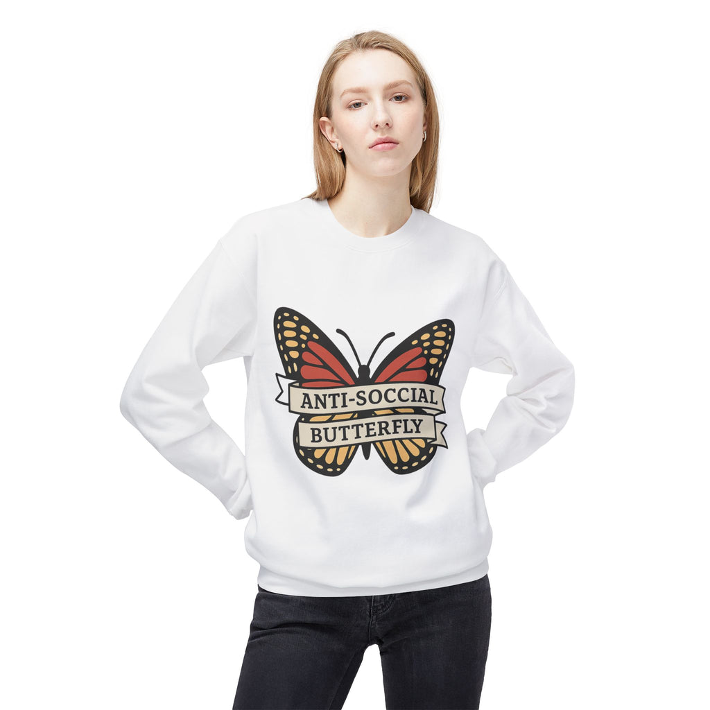 Anti-Social Butterfly Crewneck Sweatshirt