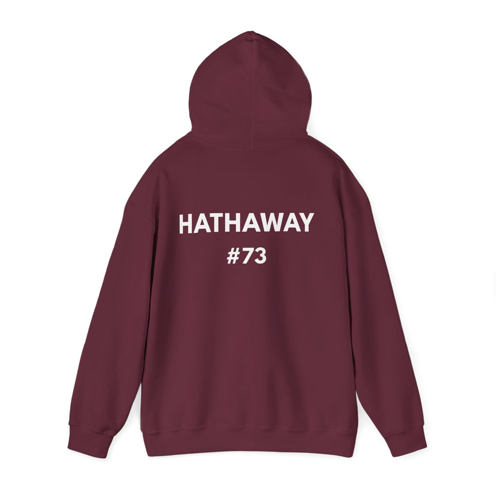 Football Player Personalized Hoodie - Custom Name & Number