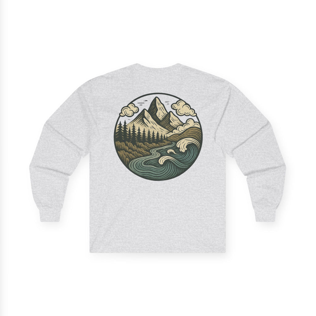 Adventure Long Sleeve Tee, Unisex Outdoors Shirt