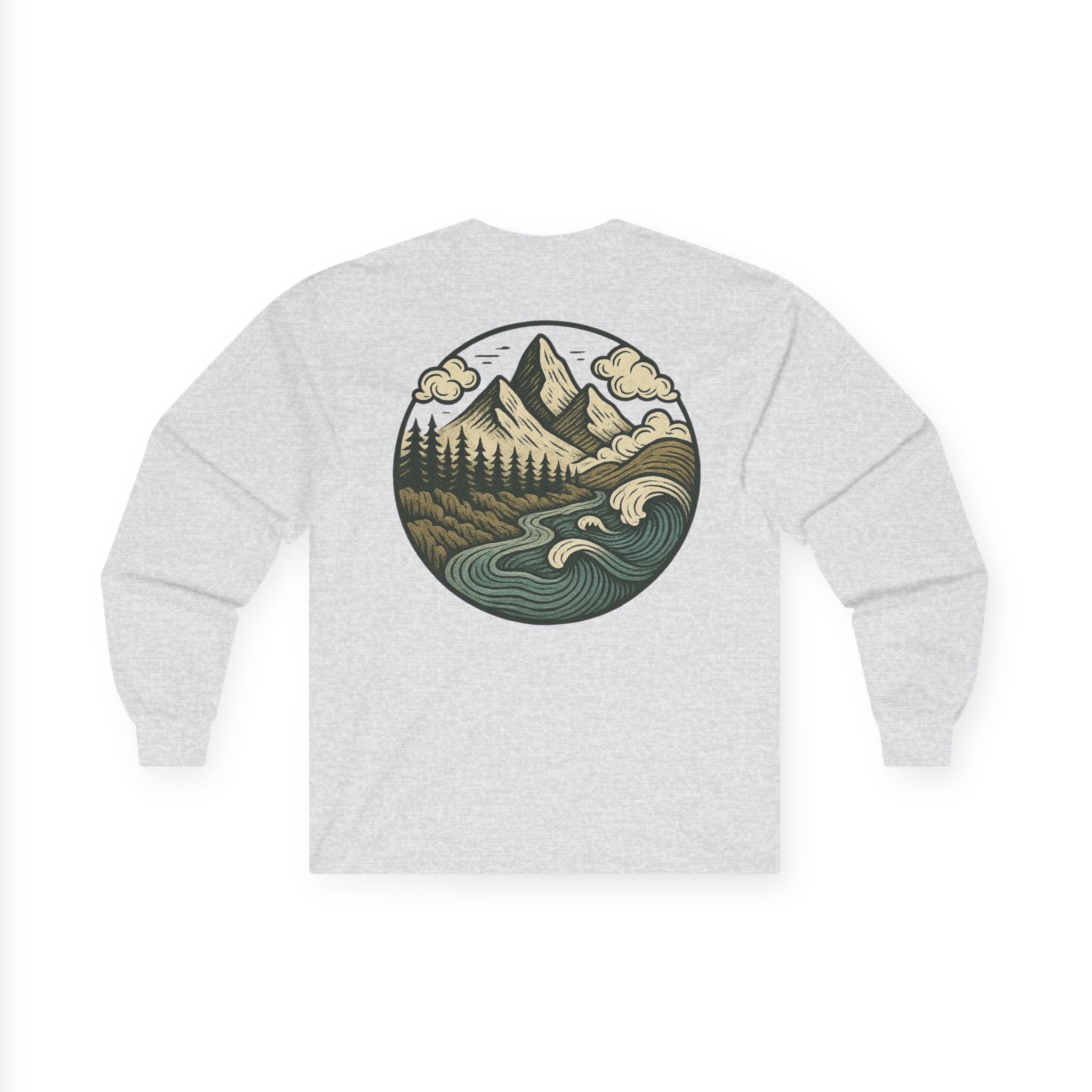 Adventure Long Sleeve Tee, Unisex Outdoors Shirt