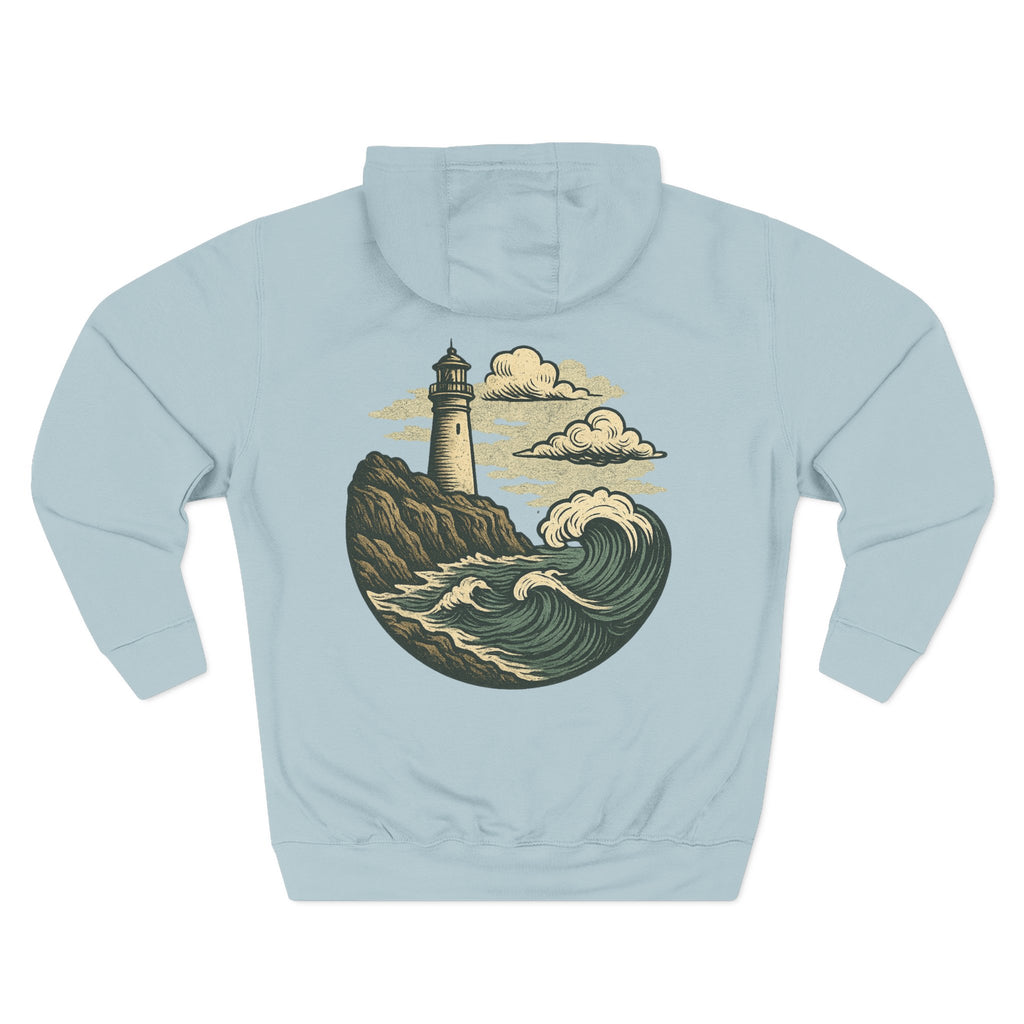 Adventure Seeker Three-Panel Fleece Hoodie, Outdoor Spirit Sweatshirt, Explore Beyond Limits Hoodie, Wild Hearts Fleece Jacket, Wanderlust