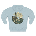 Adventure Seeker Three-Panel Fleece Hoodie, Outdoor Spirit Sweatshirt, Explore Beyond Limits Hoodie, Wild Hearts Fleece Jacket, Wanderlust