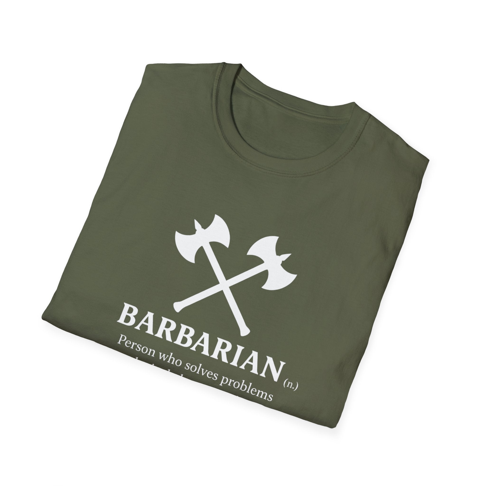 Barbarian Definition T-Shirt - Funny DnD Tabletop RPG Tee, Humor Tee, Gift for Friends, Funny Shirt, Casual Wear, Meme Lover Apparel