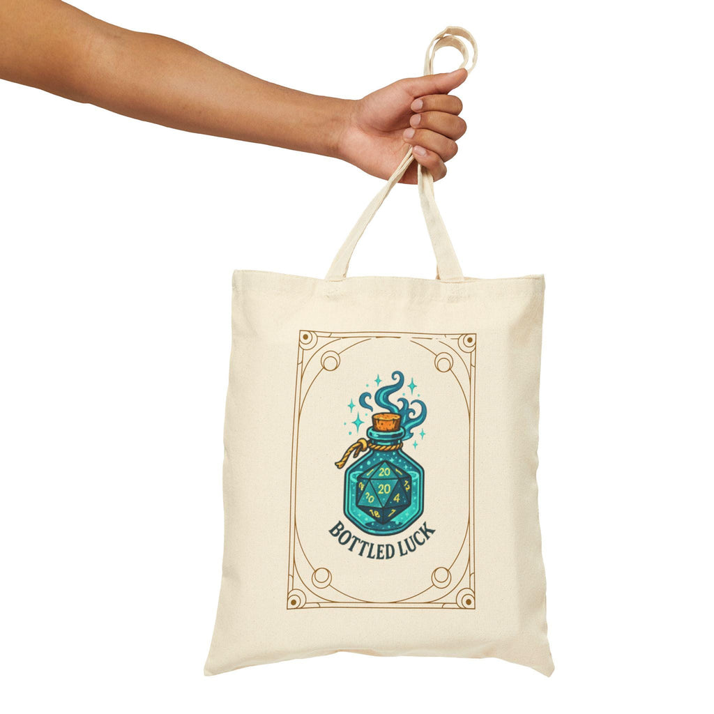 D&D Potion Bottle Canvas Tote Bag: RPG Gamer Gift