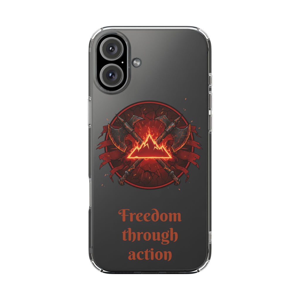 Red Mana Magic The Gathering Inspired Design - Impact-Resistant Phone Case