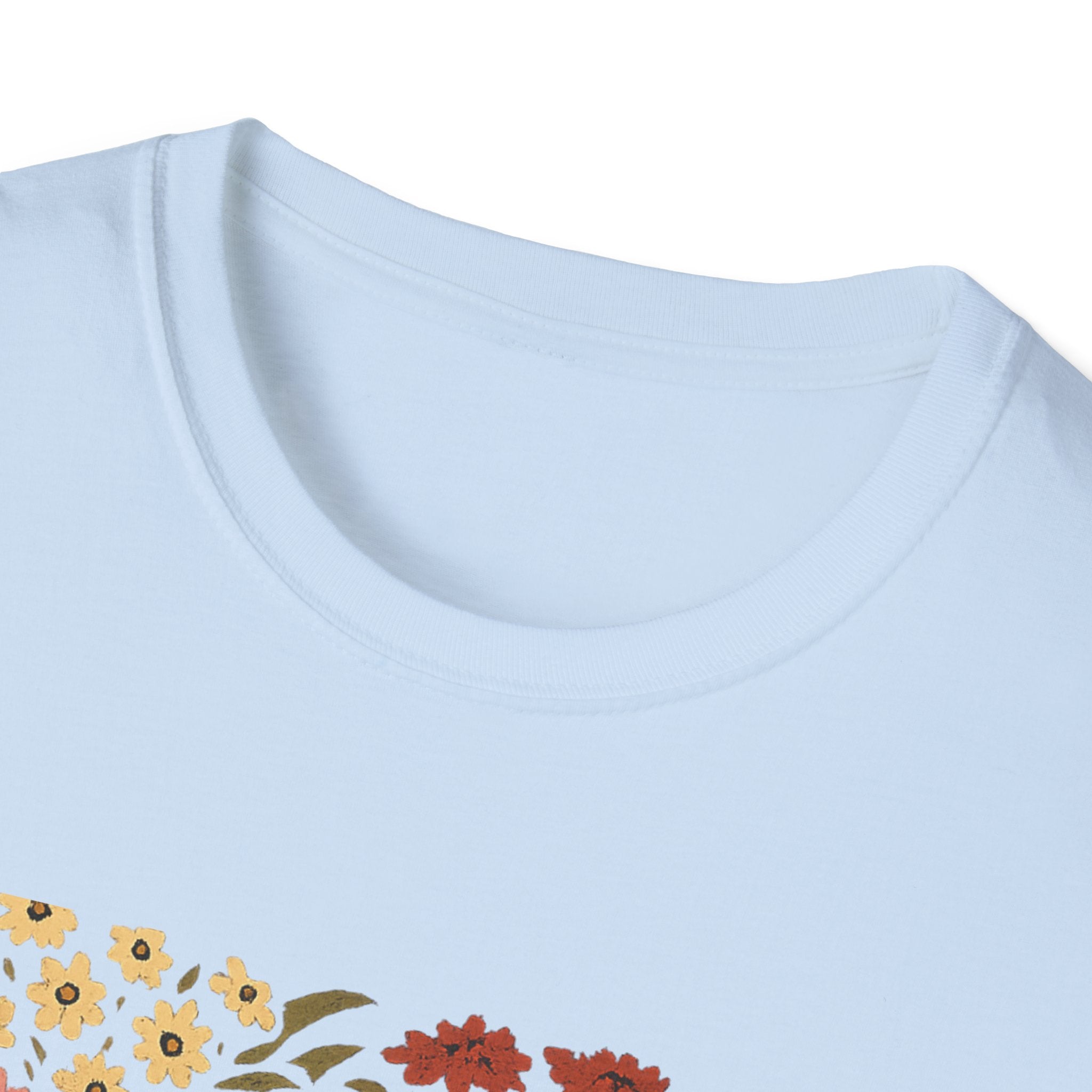 Fall Garden Pumpkin Floral Shirt