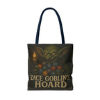 Dice Goblin's Hoard Tote Bag, Fantasy Tote, D&D Accessory, Gamer Gift, Bag for Dice, RPG Fan Tote, Geek Chic, Roleplaying Bag