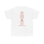 Red Mana Emblem T-Shirt — Impulse • Chaos • Passion • Destruction