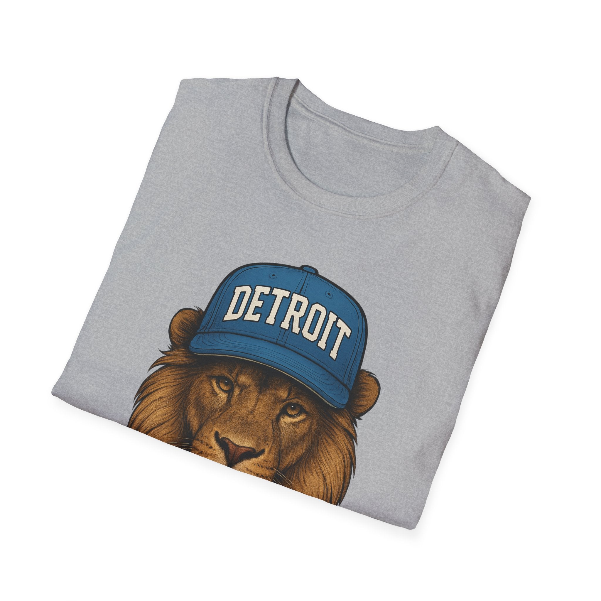Detroit -Detroit Vs. Everyone- Lions Fan T-Shirt - Lion Mascot
