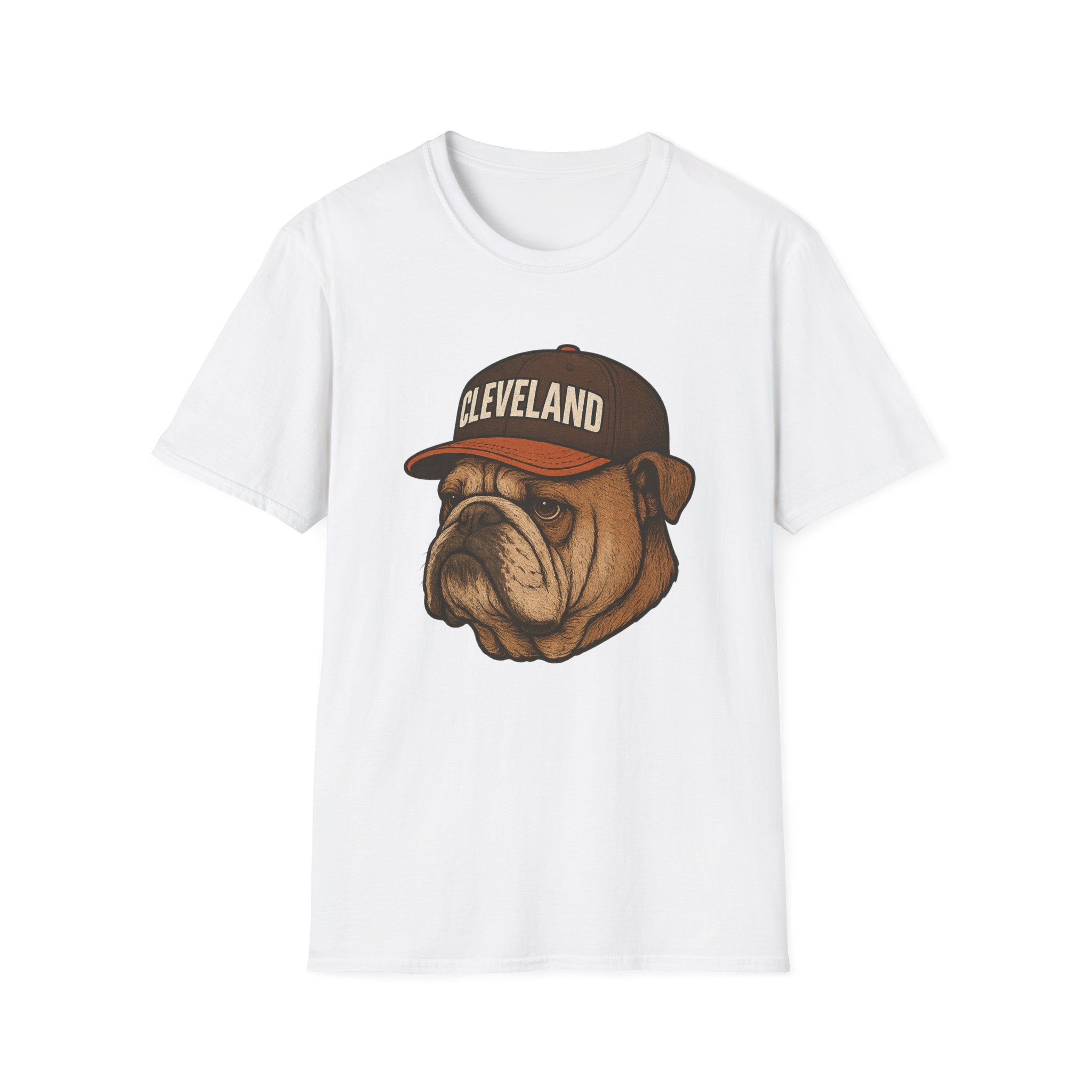 Cleveland -Dawg Pound Forever- Fan T-Shirt - Bulldog MascotCleveland Bulldog T-Shirt