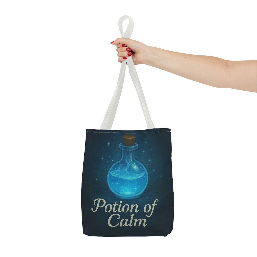 Potion of Calm Tote Bag | D&D Inspired Bag | Fantasy RPG Gift | Witchy Aesthetic Eco Bag, Magical Gift for Relaxation,  Witchy Aesthetic