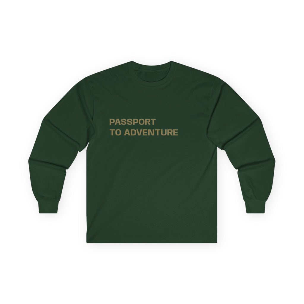 Adventure Long Sleeve Tee, Unisex Outdoors Shirt