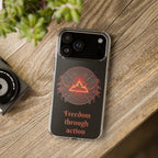 Red Mana Magic The Gathering Inspired Design - Impact-Resistant Phone Case