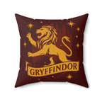 Gryffindor Lion Pillow | Hogwarts House Decor | Harry Potter Inspired Lion Cushion