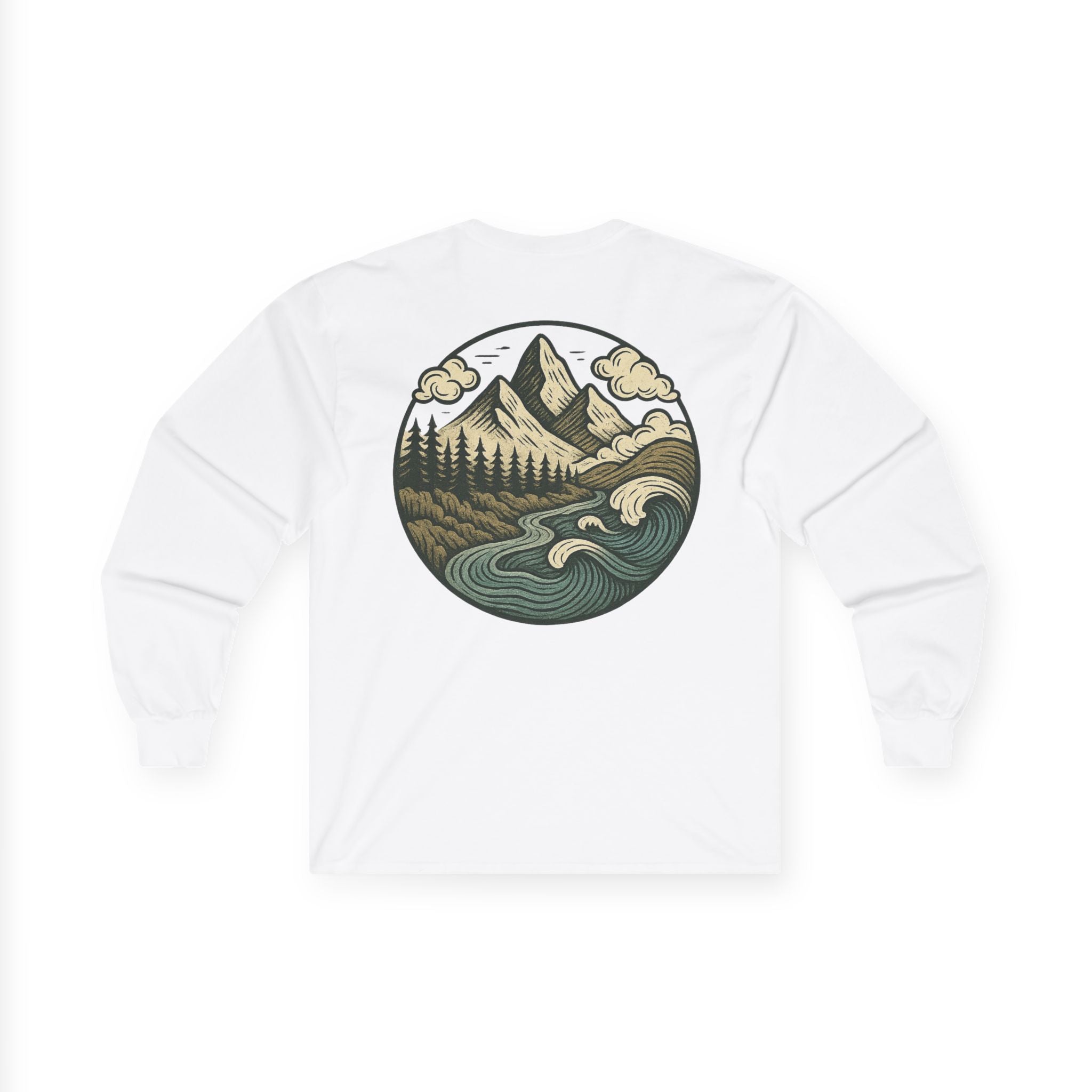 Adventure Long Sleeve Tee, Unisex Outdoors Shirt