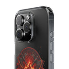 Red Mana Magic The Gathering Inspired Design - Impact-Resistant Phone Case