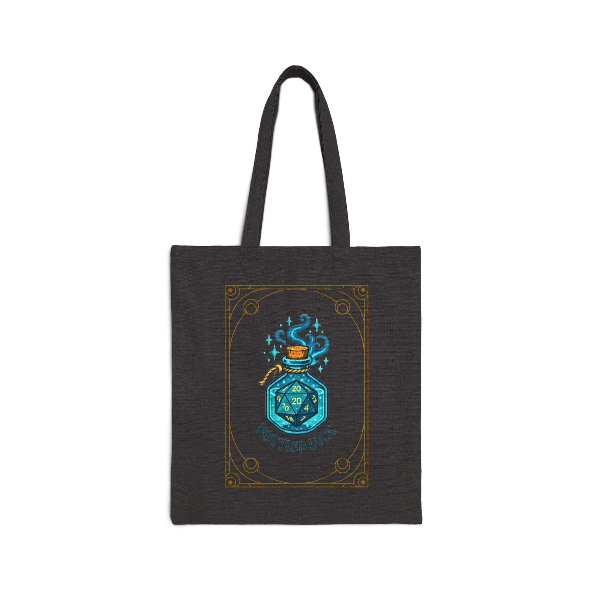 D&D Potion Bottle Canvas Tote Bag: RPG Gamer Gift
