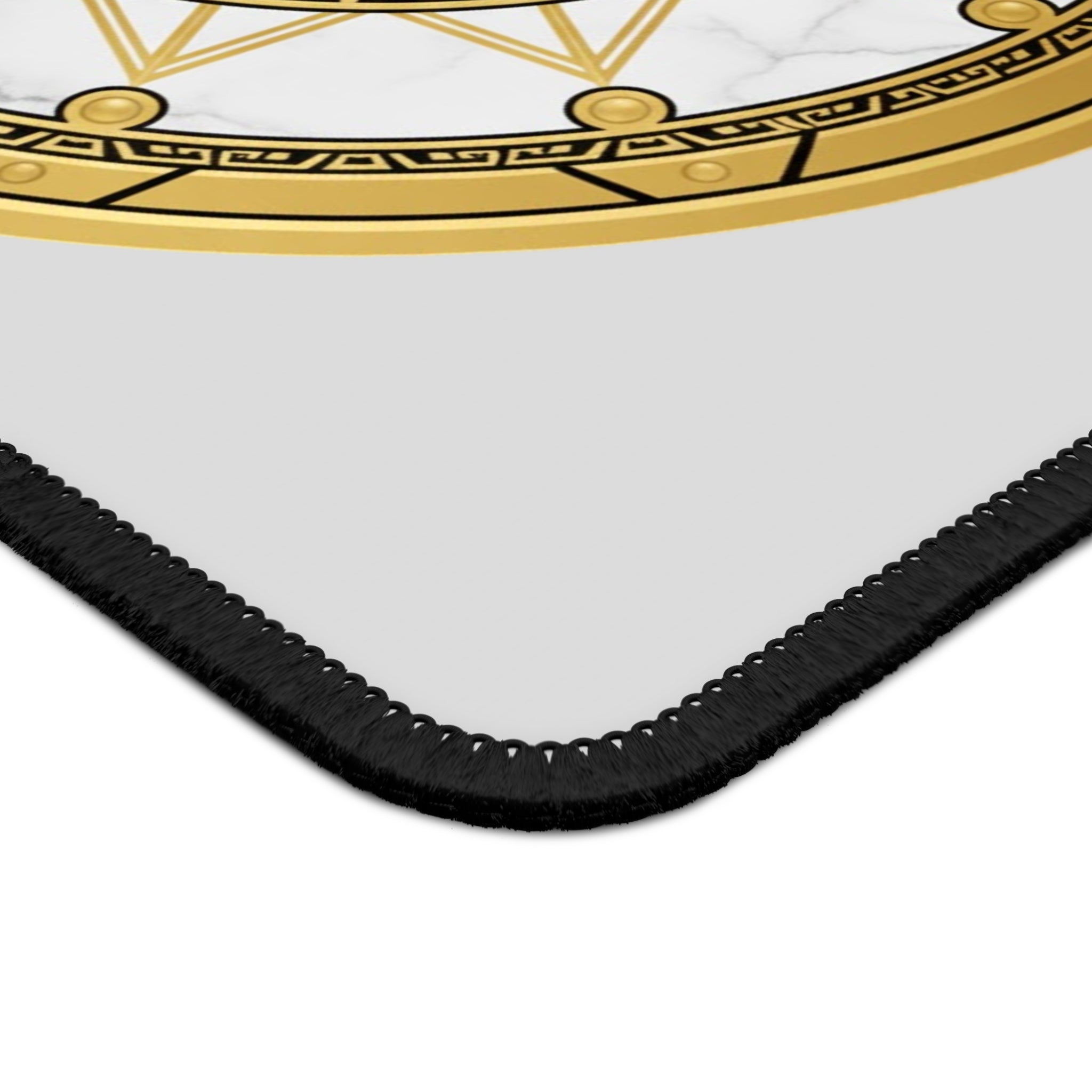 White Mana Gaming Mouse Pad – Magic the Gathering Inspired | RPG Desk Mat | Gamer Setup Accessory | Order & Protection Design