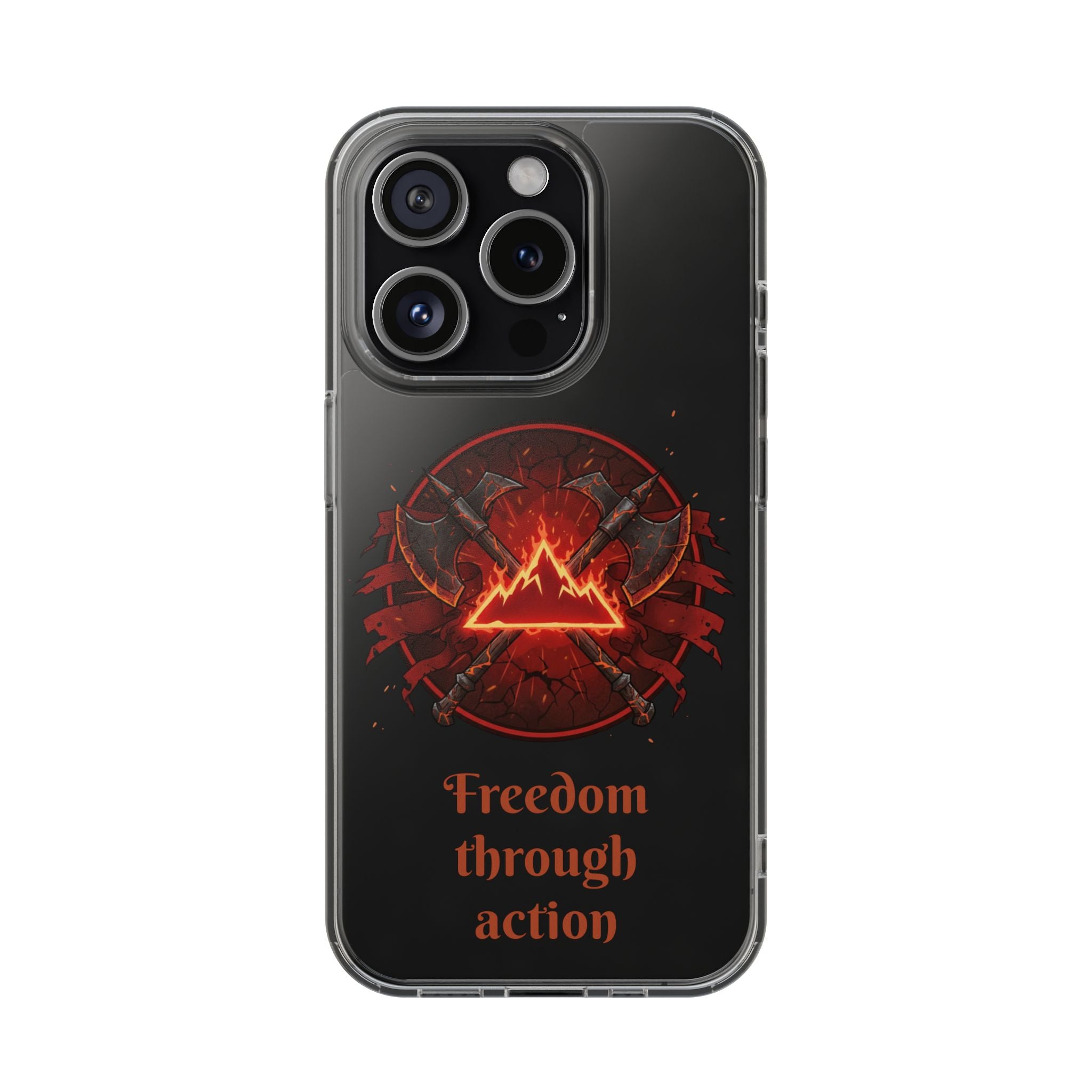 Red Mana Magic The Gathering Inspired Design - Impact-Resistant Phone Case