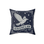 Ravenclaw Pillow | Square Throw Pillow, Navy Blue Crest