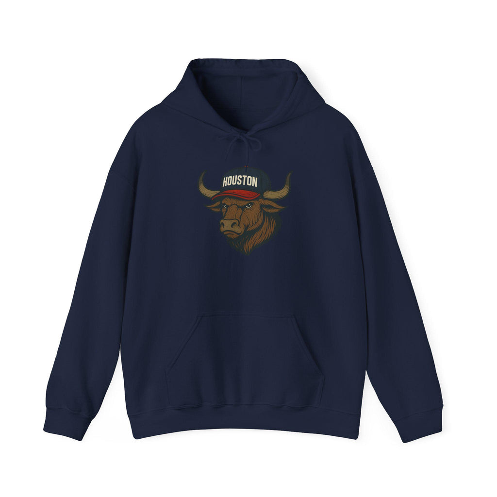 Houston "Battle Red" Hoodie - Longhorn Mascot - Houston Football