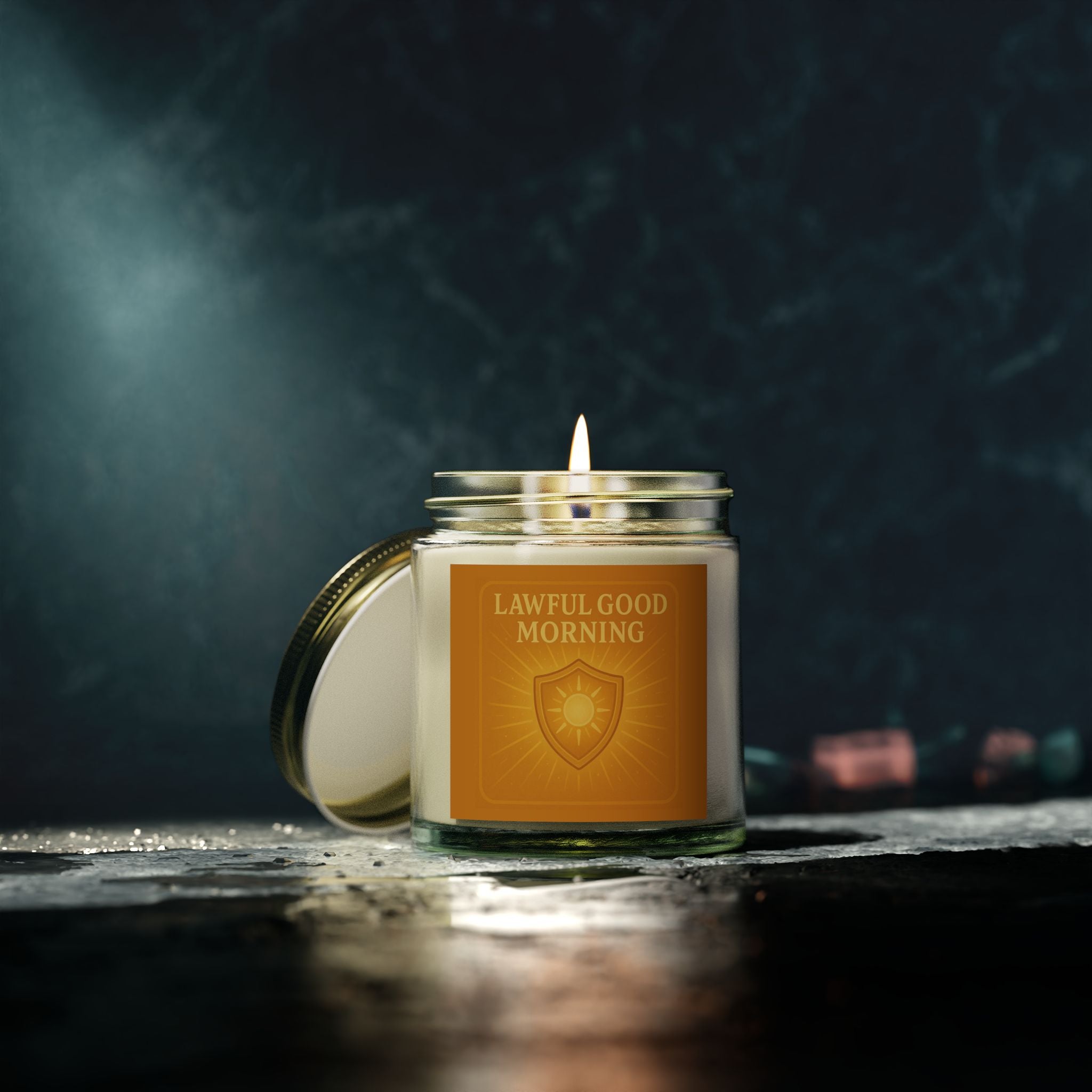 Lawful Good Morning - Dungeon & Dragons Inspired Candle